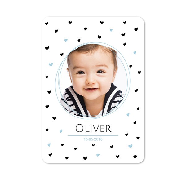 Single Card portrait rounded corners 10 x 14,3 cm