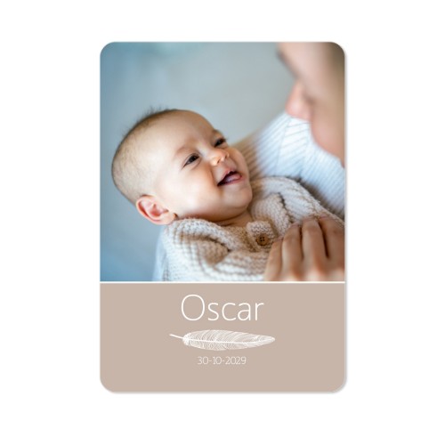 Single Card portrait rounded corners 10 x 14,3 cm