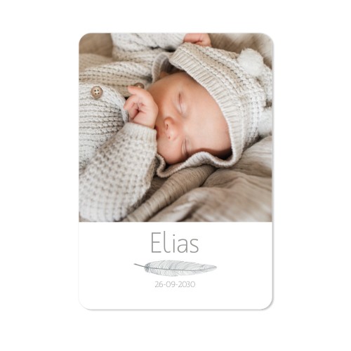 Single Card portrait rounded corners 10 x 14,3 cm