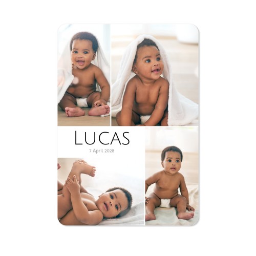 Single Card portrait rounded corners 10 x 14,3 cm