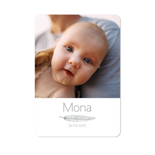 Single Card portrait rounded corners 10 x 14,3 cm