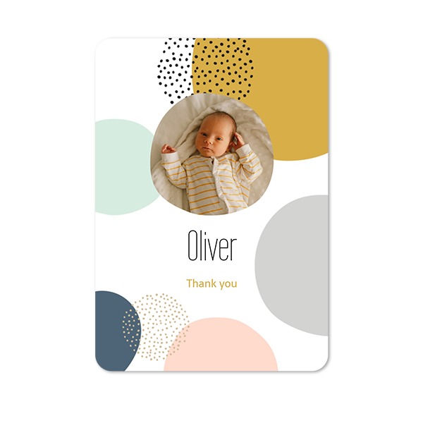Single Card portrait rounded corners 10 x 14,3 cm