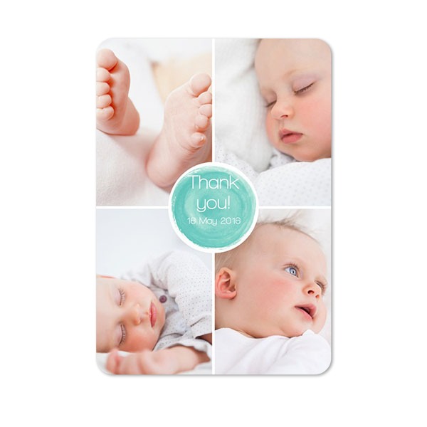 Fotokaart staand met ronde hoeken 10 x 14,3 cm