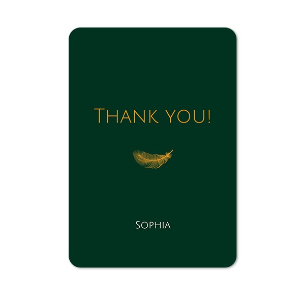 Enkle Fotokort portræt runde hjørner 10 x 14,3 cm