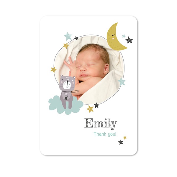 Enkla Fotokort stående rundade hörn 10 x 14,3 cm