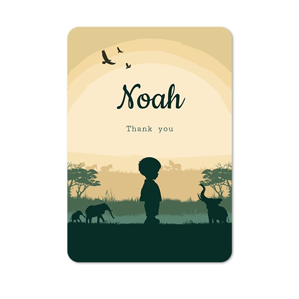 Single Card portrait rounded corners 10 x 14,3 cm