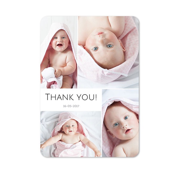Single Card portrait rounded corners 10 x 14,3 cm