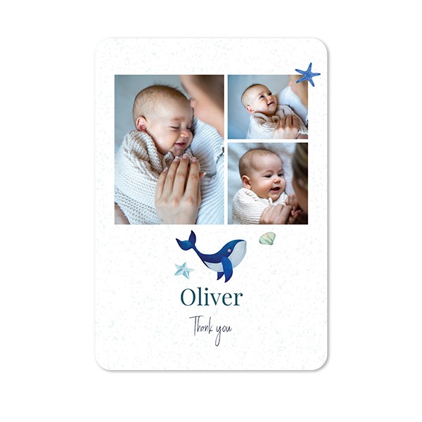 Single Card portrait rounded corners 10 x 14,3 cm