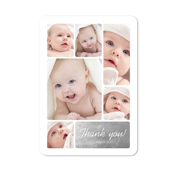 Faire-part 1 volet portrait coins arrondis 10 x 14,3 cm Faire-part 1 volet portrait coins arrondis 10 x 14,3 cm