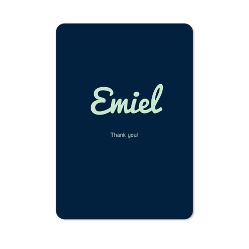 Single Card portrait rounded corners 10 x 14,3 cm