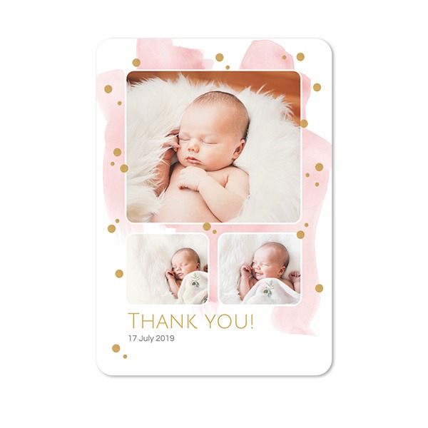 Single Card portrait rounded corners 10 x 14,3 cm