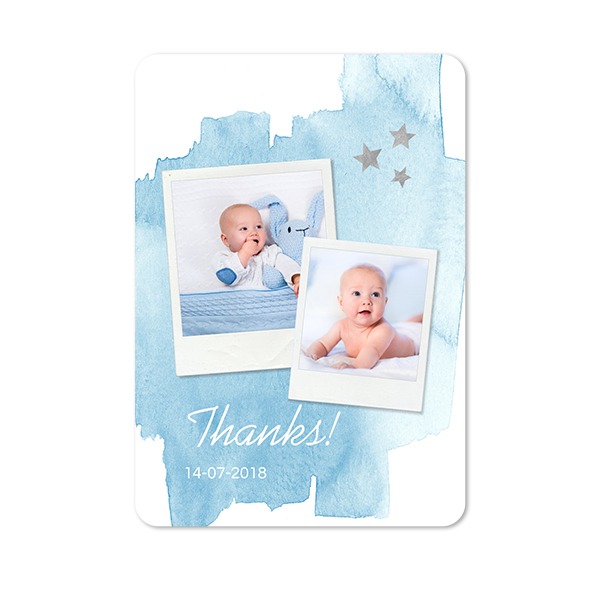 Single Card portrait rounded corners 10 x 14,3 cm