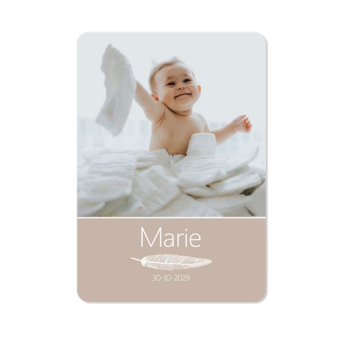 Single Card portrait rounded corners 10 x 14,3 cm