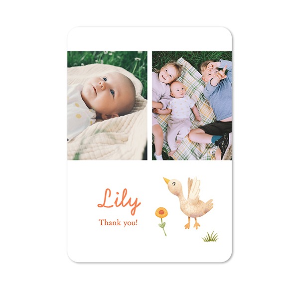 Single Card portrait rounded corners 10 x 14,3 cm