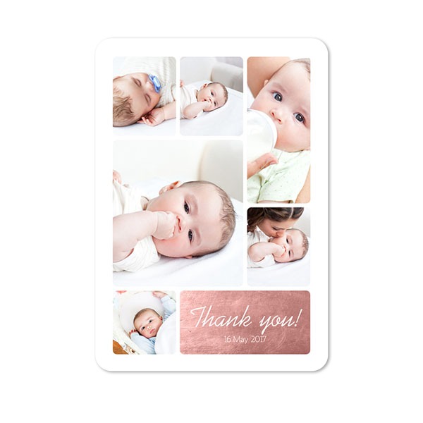 Single Card portrait rounded corners 10 x 14,3 cm
