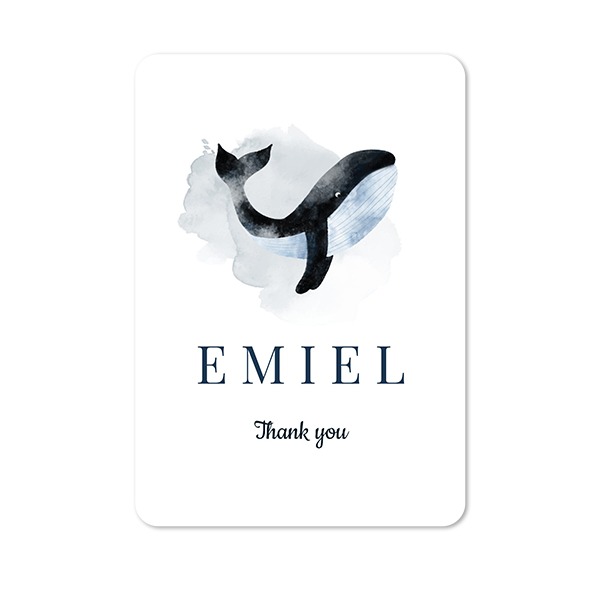 Single Card portrait rounded corners 10 x 14,3 cm