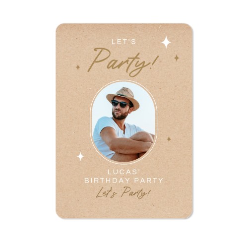 Faire-part 1 volet portrait coins arrondis 10 x 14,3 cm Faire-part 1 volet portrait coins arrondis 10 x 14,3 cm