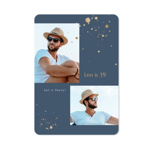 Faire-part 1 volet portrait coins arrondis 10 x 14,3 cm Faire-part 1 volet portrait coins arrondis 10 x 14,3 cm