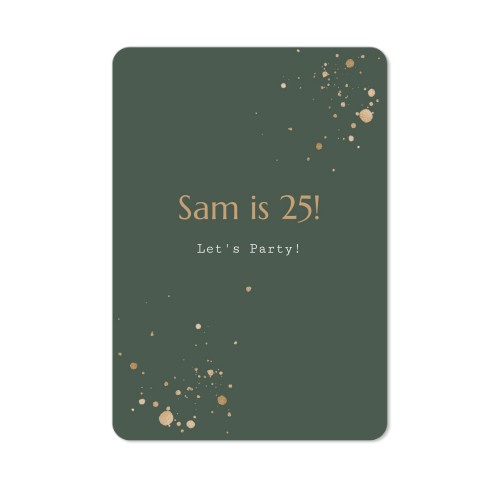 Grusskarte Hochformat mit abgerundeten Ecken 10 x 14,3 cm