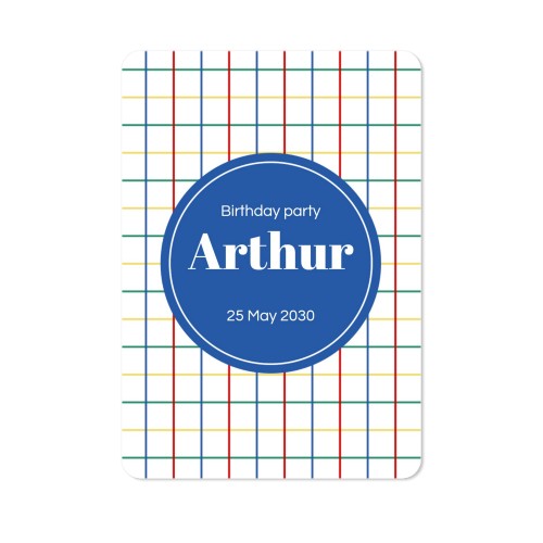 Enkle Fotokort stående runde hjørner 10 x 14,3 cm