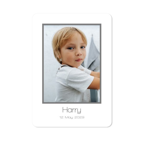 Single Card portrait rounded corners 10 x 14,3 cm