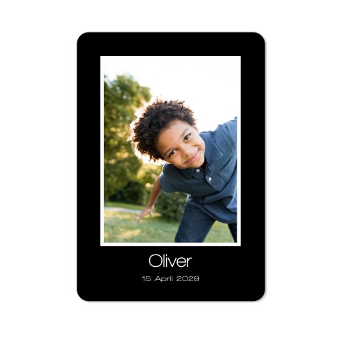 Single Card portrait rounded corners 10 x 14,3 cm