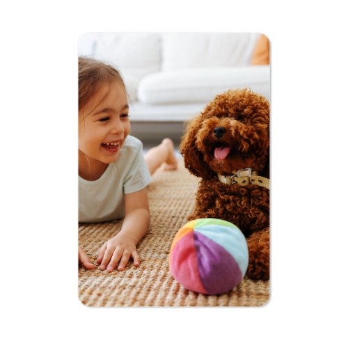 Enkla Fotokort stående rundade hörn 10 x 14,3 cm