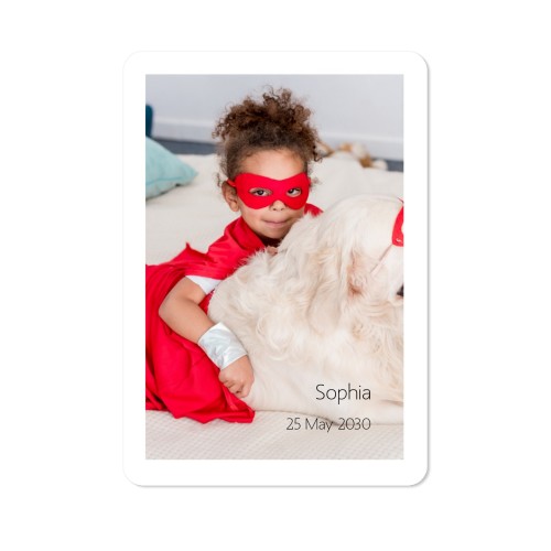 Single Card portrait rounded corners 10 x 14,3 cm Single Card portrait rounded corners 10 x 14,3 cm