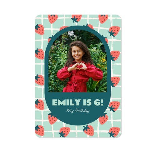 Single Card portrait rounded corners 10 x 14,3 cm