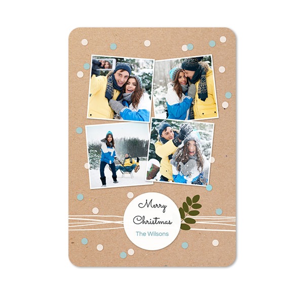 Single Card portrait rounded corners 10 x 14,3 cm