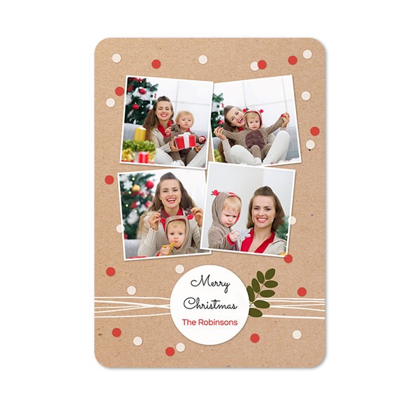 Fotokaart staand met ronde hoeken 10 x 14,3 cm