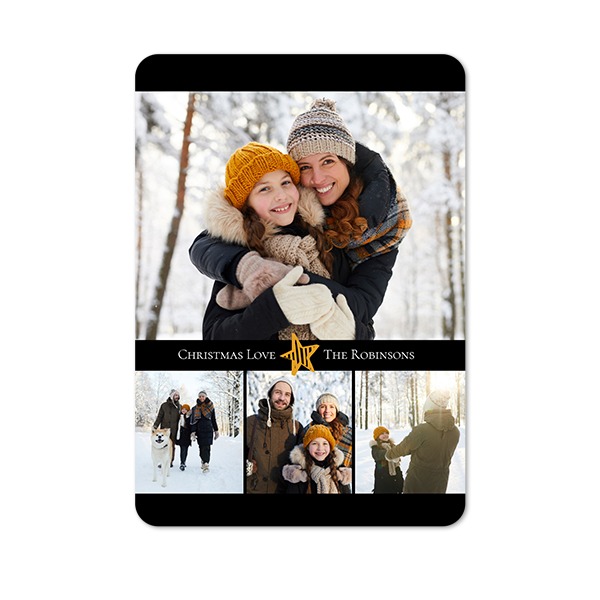 Single Card portrait rounded corners 10 x 14,3 cm