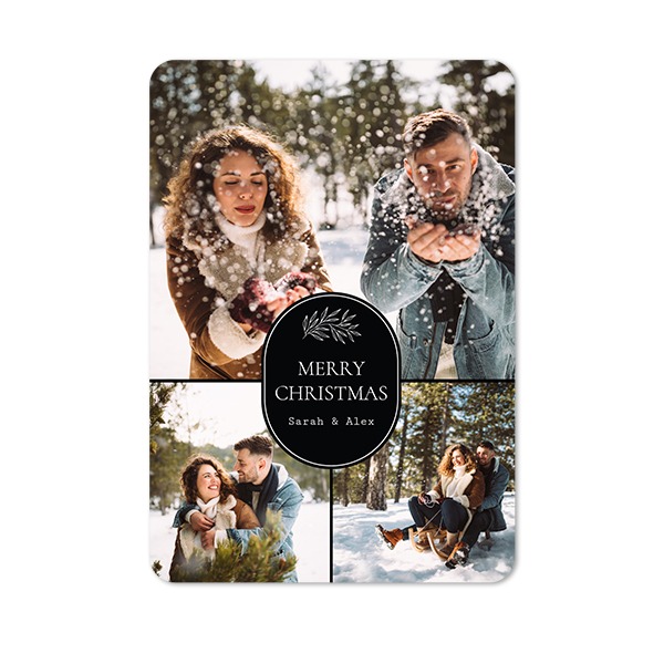 Single Card portrait rounded corners 10 x 14,3 cm