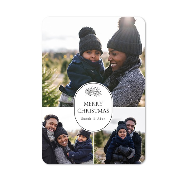 Single Card portrait rounded corners 10 x 14,3 cm