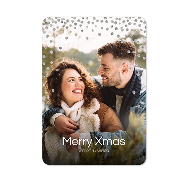 Single Card portrait rounded corners 10 x 14,3 cm