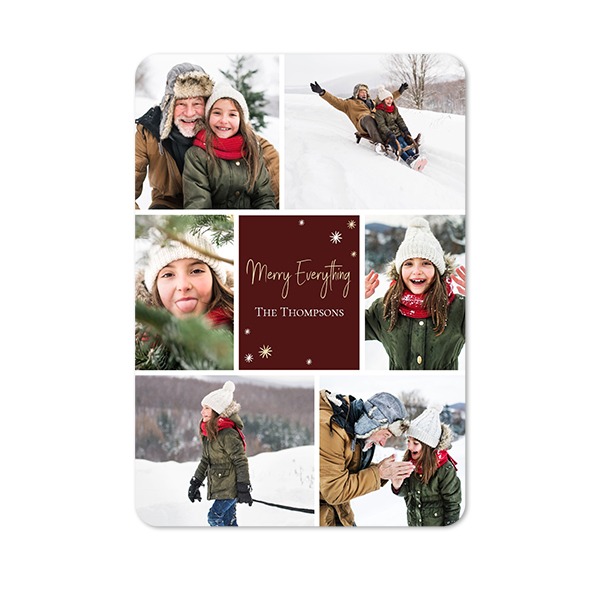 Single Card portrait rounded corners 10 x 14,3 cm