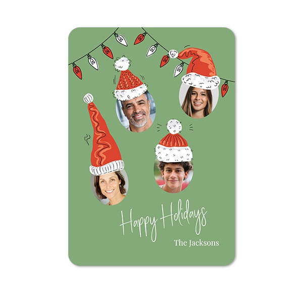 Single Card portrait rounded corners 10 x 14,3 cm