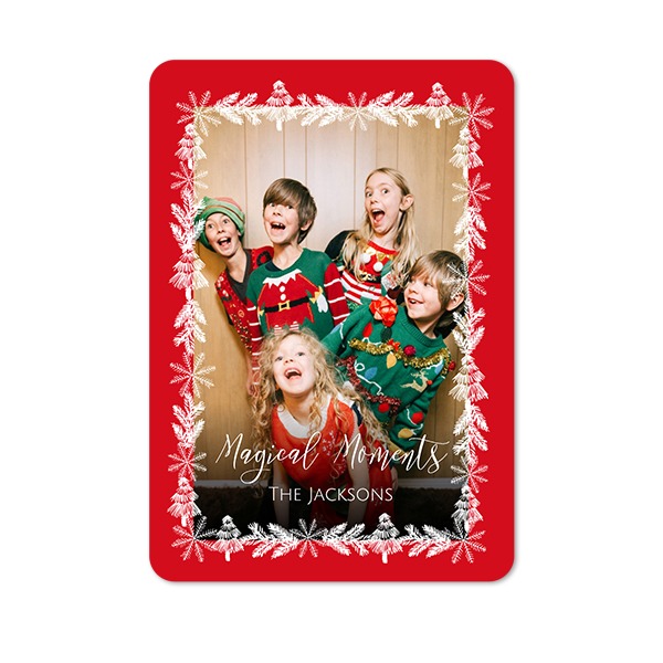 Single Card portrait rounded corners 10 x 14,3 cm
