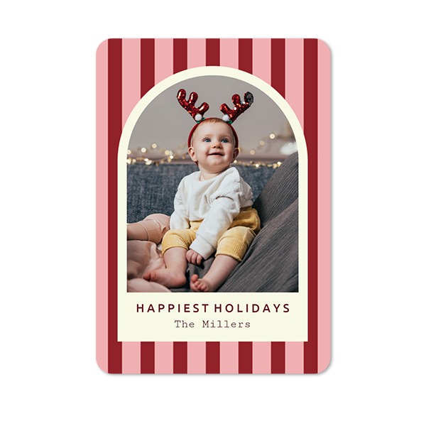 Single Card portrait rounded corners 10 x 14,3 cm