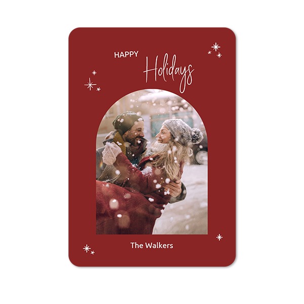 Single Card portrait rounded corners 10 x 14,3 cm