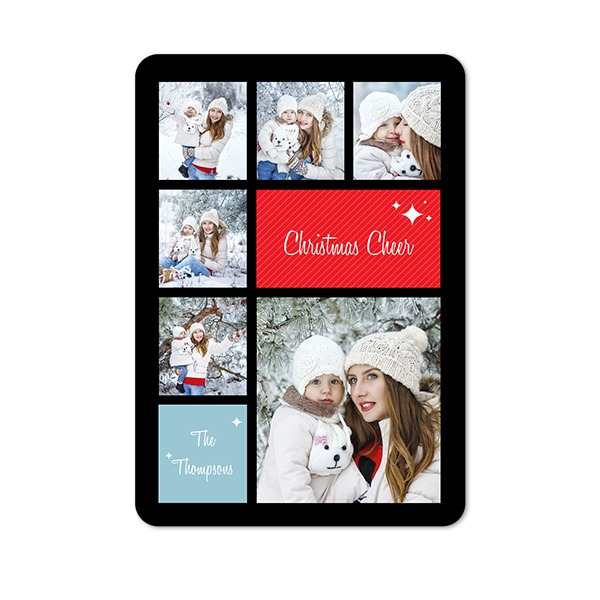 Enkle Fotokort stående runde hjørner 10 x 14,3 cm