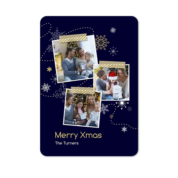 Single Card portrait rounded corners 10 x 14,3 cm