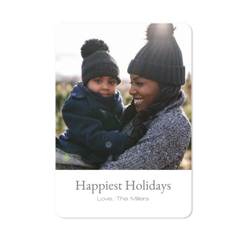 Single Card portrait rounded corners 10 x 14,3 cm