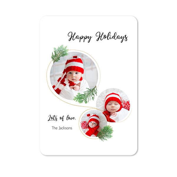 Single Card portrait rounded corners 10 x 14,3 cm