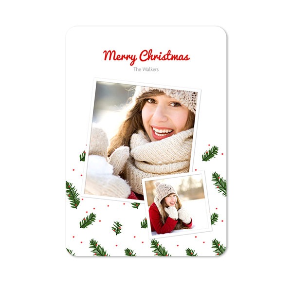 Enkla Fotokort stående rundade hörn 10 x 14,3 cm