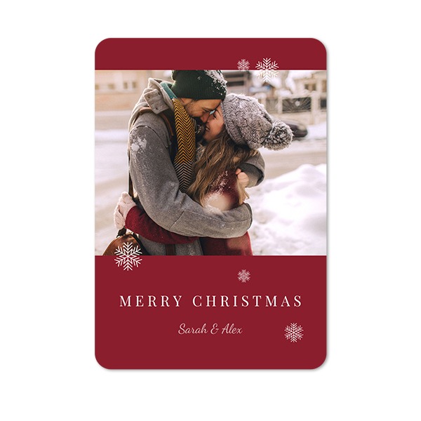 Single Card portrait rounded corners 10 x 14,3 cm