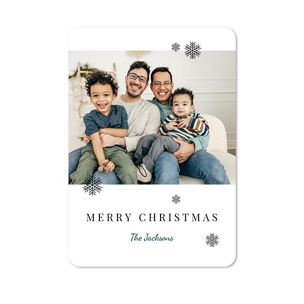 Single Card portrait rounded corners 10 x 14,3 cm