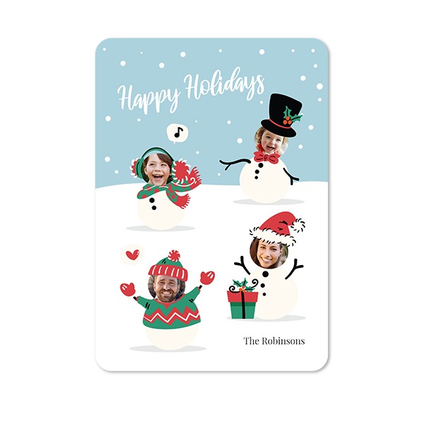 Single Card portrait rounded corners 10 x 14,3 cm