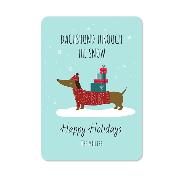 Single Card portrait rounded corners 10 x 14,3 cm
