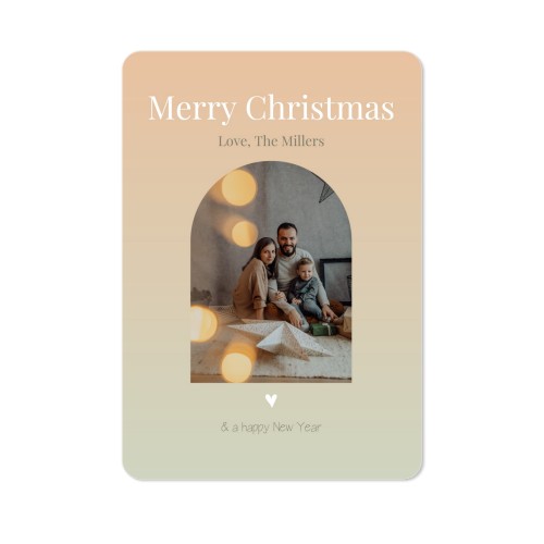 Single Card portrait rounded corners 10 x 14,3 cm